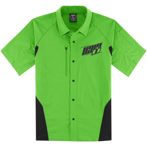 Icon - Icon Overlord Shop Shirt - 3040-2787 Green Large