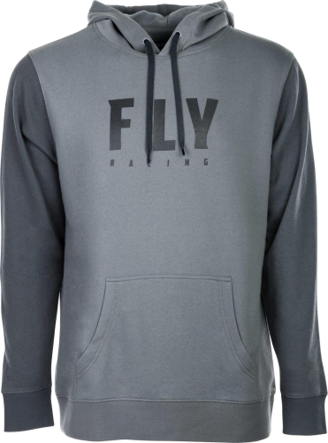 Fly Racing - Fly Racing Badge Pullover Hoodie - 354-0251M Gray Medium