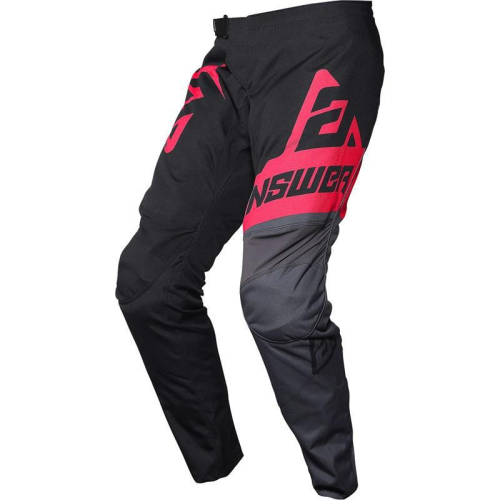 Answer - Answer Syncron Voyd Youth Pants - 0407-2552-6522 Black/Charcoal/Pink Size 22