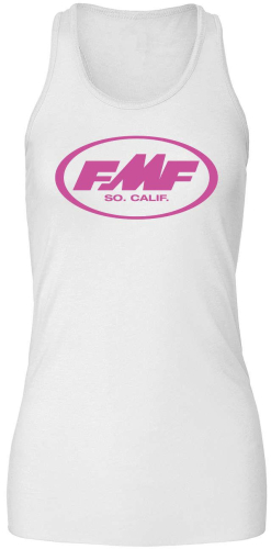 FMF Racing - FMF Racing Pristine Womens Tank - SP8423902-WHT-WSM White Small