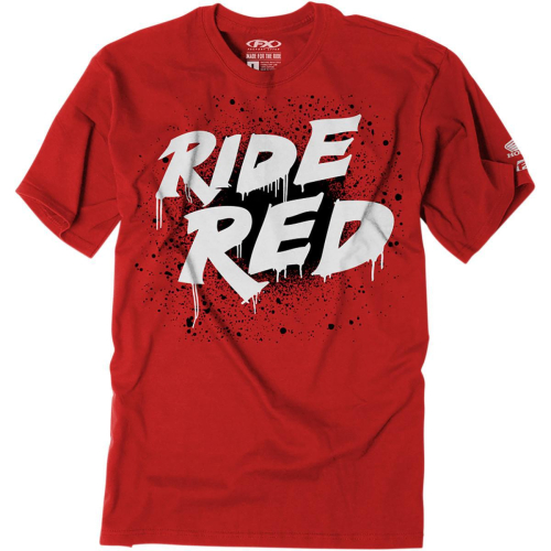 Factory Effex - Factory Effex Honda Splatter Red Youth T-Shirt - 23-83300 Red Small