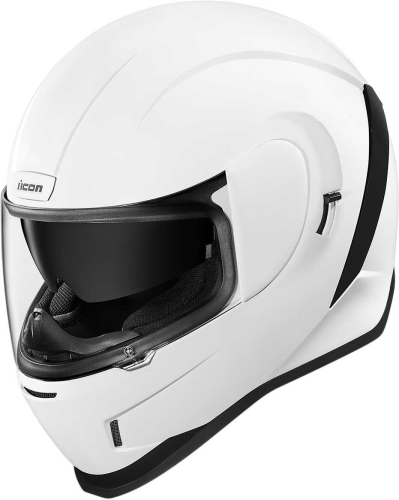 Icon - Icon Airform Solid Helmet - 0101-12109 Gloss White Medium