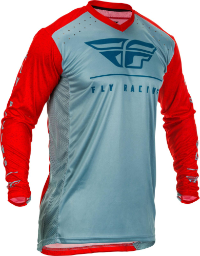 Fly Racing - Fly Racing Lite Hydrogen Jersey - 373-722X Red/Slate/Navy 2XL