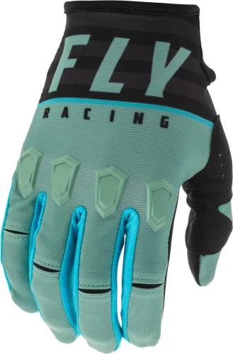 Fly Racing - Fly Racing Kinetic K120 Youth Gloves - 373-41605 Sage Green/Black Size 05