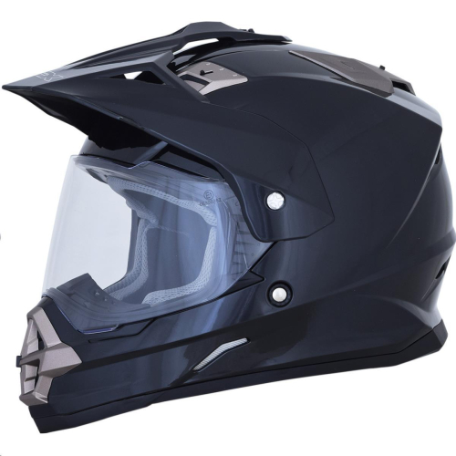 AFX - AFX FX-39 Dual Sport Series 2 Solid Helmet - 0110-5843 Gloss Black Large