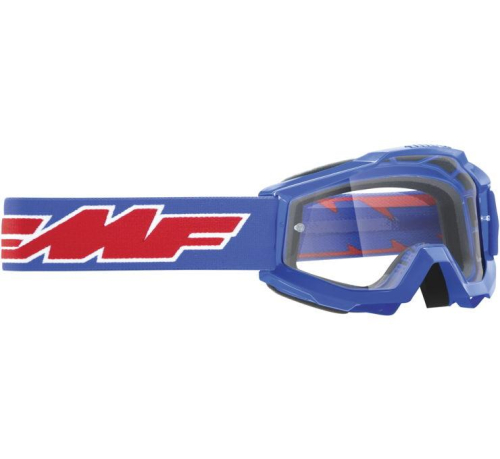 FMF Racing - FMF Racing PowerBomb Rocket Youth Goggles - F-50047-00002 - Rocket Blue / Clear Lens OSFM