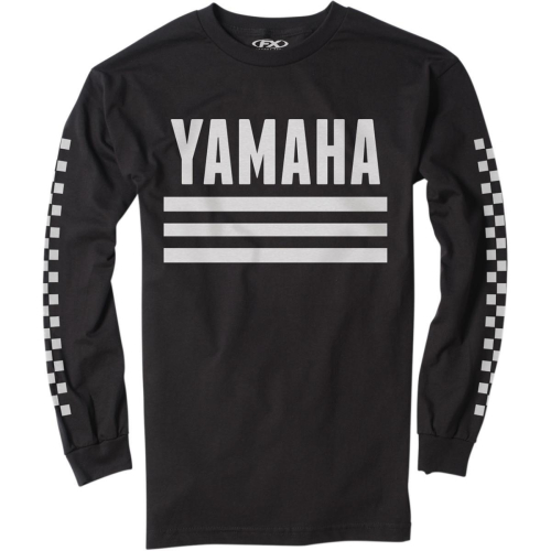 Factory Effex - Factory Effex Yamaha Racer Long-Sleeve T-Shirt - 23-87212 Black Medium