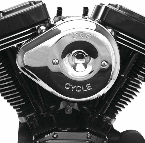 S&S Cycle - S&S Cycle Stealth Teardrop Air Cleaner Kit - Chrome - 170-0528
