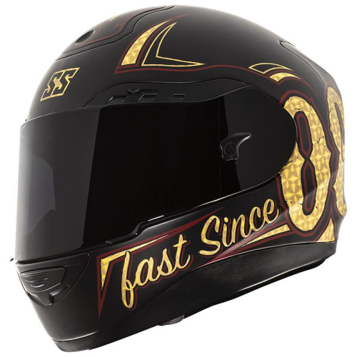 Speed & Strength - Speed & Strength SS5100 Fast Life Helmet - 1111-0631-0152 Black/Gold Small