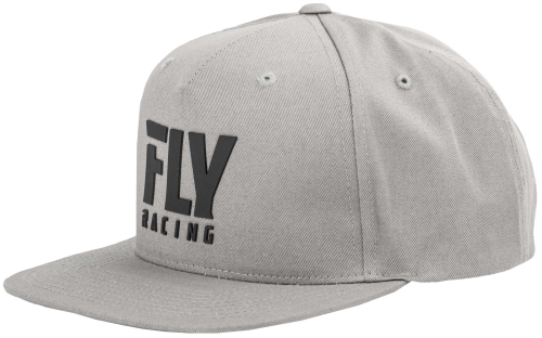 Fly Racing - Fly Racing Logo Hat - 351-0867 Heather Gray OSFM