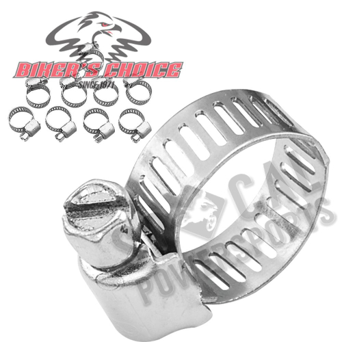 Bikers Choice - Bikers Choice Stainless Steel Mini-Clamps - 81021