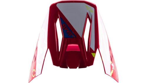 Alpinestars - Alpinestars Replacement visor for SM5 Solar Helmets -  Red/White/Yellow - 8986022-3325