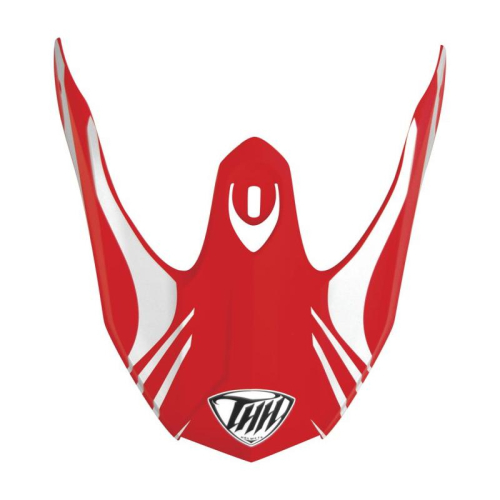 THH Helmets - THH Helmets Visor Twister for T730X Helmets - Red/Silver - 648109