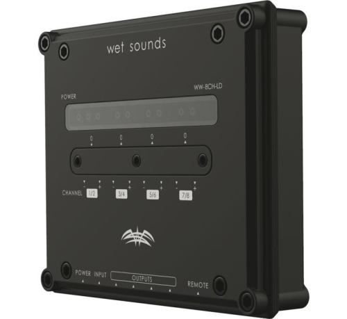 Wet Sounds - Wet Sounds 8-Channel Line Driver And Controller - WW-8CH-LD