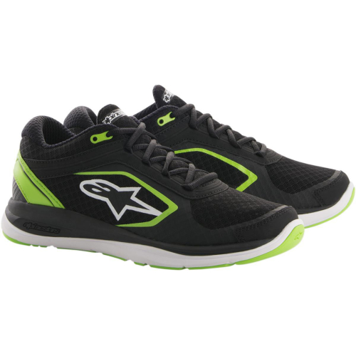 Alpinestars - Alpinestars Alloy Shoes - 2654018106-6 - Black/Green 6