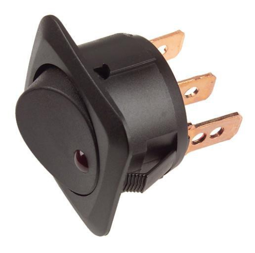 Grote - Grote Electrical Switch with Red LED - On/Off - 25 Amp - 82-2130