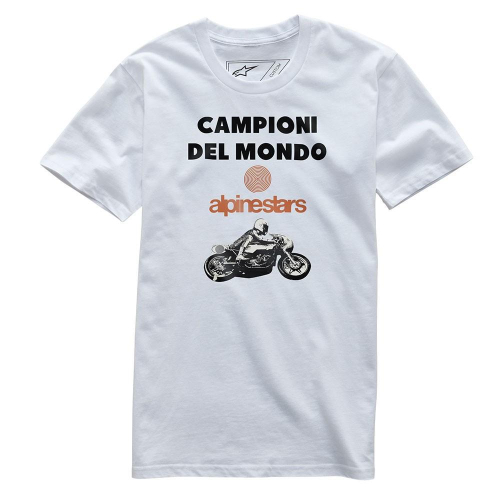 Alpinestars - Alpinestars Del Mondo Tee Shirt  - 101773209-20-XL - White X-Large
