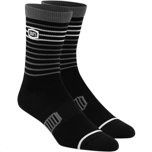 100% - 100% Advocate Performance Socks - 24017-001-17 Black Sm-Md