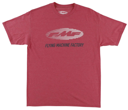 FMF Racing - FMF Racing Stacked T-Shirt - SU7118900-RED-LG - Heather Red Large
