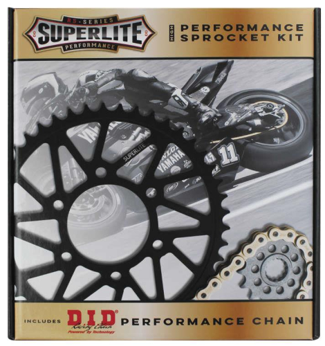 Superlite - Superlite 520 Quick Acceleration Steel Sprocket And Chain Kits For Japanese Bikes - Q14A1012G