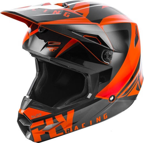 Fly Racing - Fly Racing Elite Vigilant Helmet - 73-8618-8 - Orange/Black X-Large