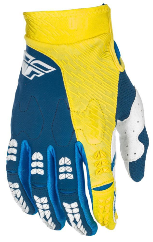 Fly Racing - Fly Racing Evolution 2.0 Gloves - 371-11107 - Navy/Yellow/White 7