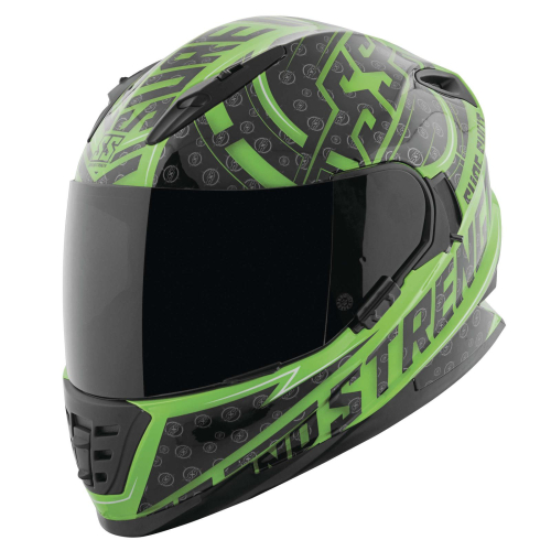 Speed & Strength - Speed & Strength SS1600 Sure Shot Helmet - 1111-0611-5755 - Green/Black X-Large