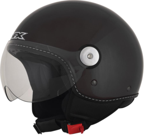 AFX - AFX FX-33 Scooter Solid Helmet - 01060662 - Gloss Black Medium
