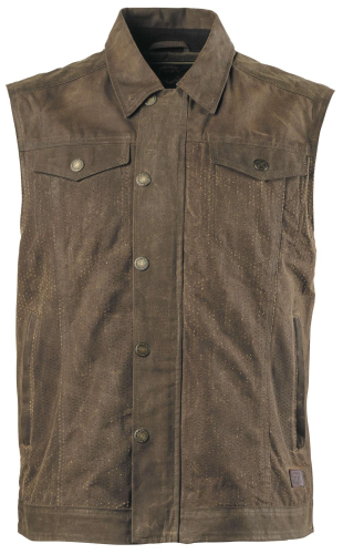 RSD - RSD Ramone Perforated Waxed Cotton Vest - 0814-0502-0657 - Ranger 3XL