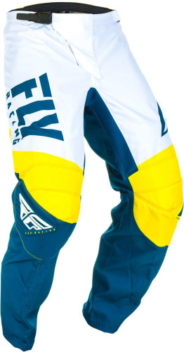 Fly Racing - Fly Racing F-16 Pants - 372-93332 - Yellow/White/Navy 32