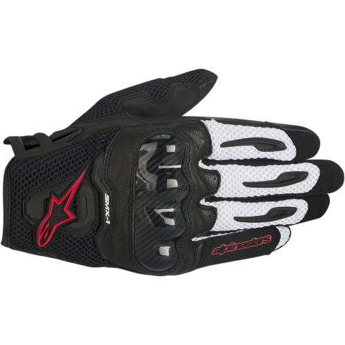 Alpinestars - Alpinestars SMX-1 Air Gloves - 3570516123S - Black/White/Red Small