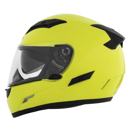 Cyber Helmets - Cyber Helmets US-80 Solid Helmet - US80-HIVIS-LG - Hi-Vis Yellow Large