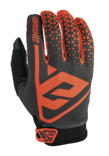 Answer - Answer AR-1 Gloves - 0402-0135-9552 - Flo Orange/Charcoal Small