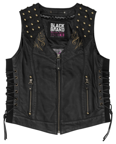 Black Brand - Black Brand Mantra Womens Vest - 0714-1502-0056 - Black 2XL