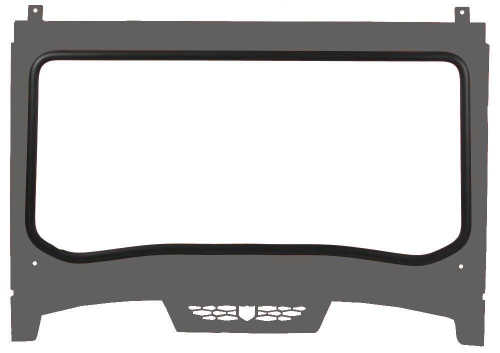 Pro Armor - Pro Armor Front Windshield for Pocket Roof - Stealth Gray - P188W462SG