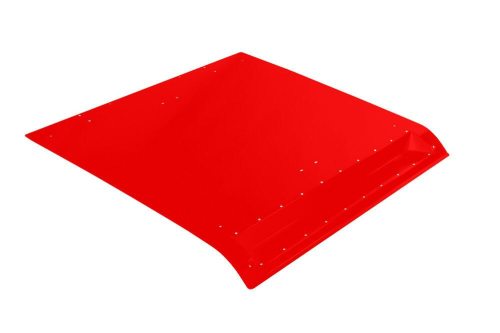 Pro Armor - Pro Armor Aluminum Roof with Light Bar Pocket - Red - P141297RD-293