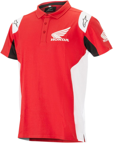 Alpinestars - Alpinestars Honda Polo Shirt - 1H184160030L Red Large