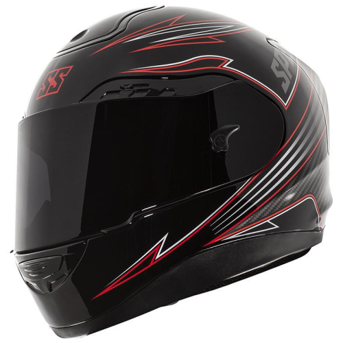 Speed & Strength - Speed & Strength SS5100 Revolt Helmet - 1111-0630-0154 Black/Red Large