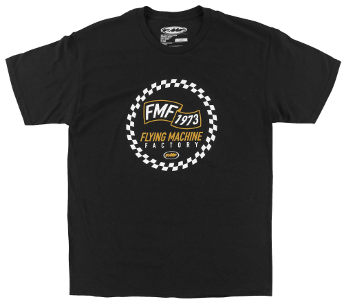 FMF Racing - FMF Racing Flat Track T-Shirt - SU7118901-BLK-SM - Black Small