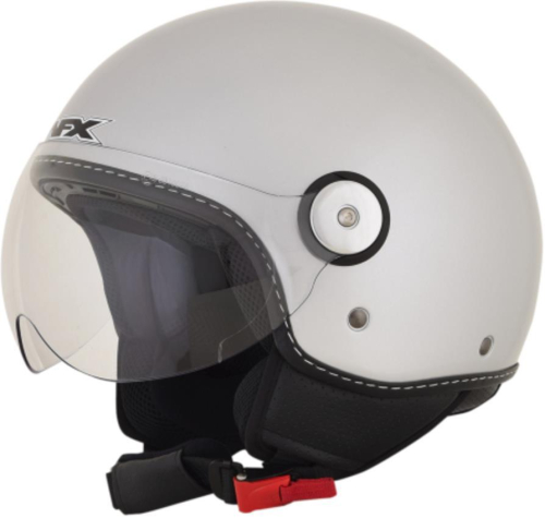 AFX - AFX FX-33 Scooter Solid Helmet - 01060674 - Silver Medium