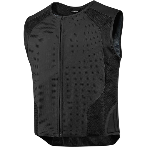 Icon - Icon Hypersport Stripped Vest - XF-2-2830-0372 - Black Large