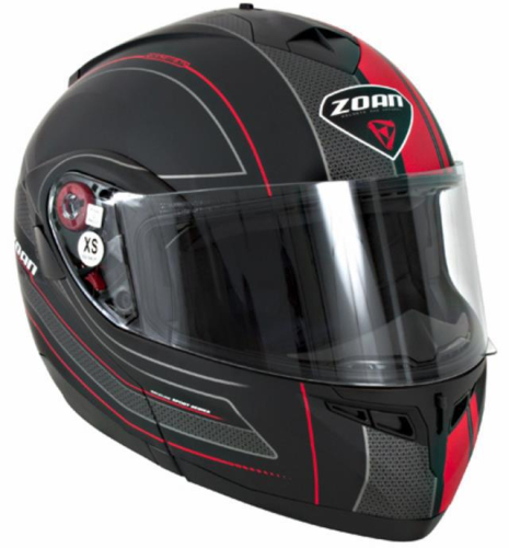 Zoan - Zoan Optimus Raceline Graphics Helmet - 138-107 - Matte Black/Red X-Large