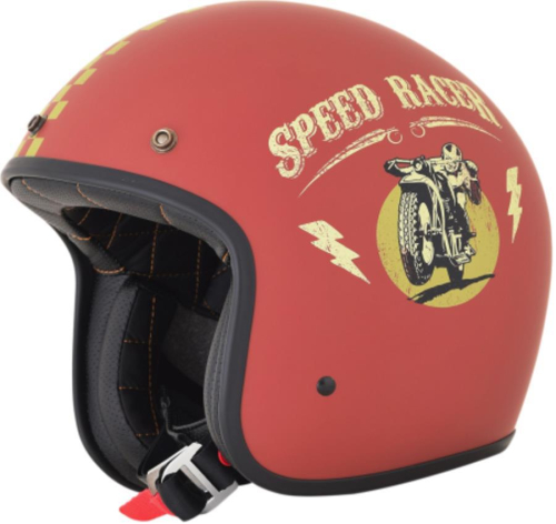 AFX - AFX FX-76 Speed Racer Helmet - 01042072 - Flat Rust/Gold X-Small