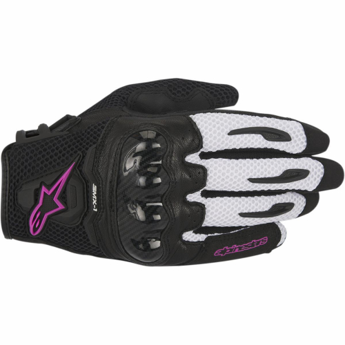 Alpinestars - Alpinestars Stella SMX-1 Air Womens Gloves - 35905161239S - Black/White/Fuchsia Small