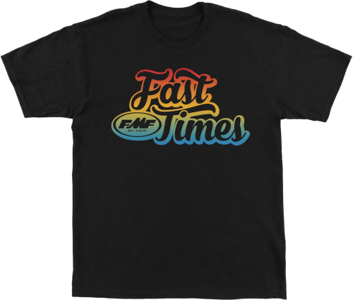 FMF Racing - FMF Racing Fast Times T-Shirt - SU8118905-BLK-MD - Black Medium