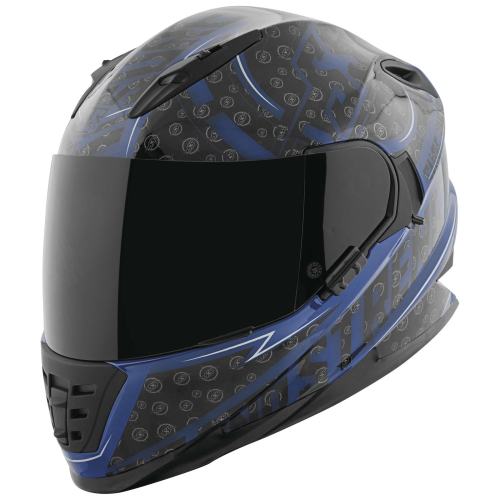 Speed & Strength - Speed & Strength SS1600 Sure Shot Helmet - 1111-0611-8055 - Blue/Black X-Large