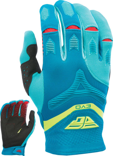 Fly Racing - Fly Racing Evolution 2.0 Gloves (2017) - 370-11911 - Dark Teal/Hi-Vis 11