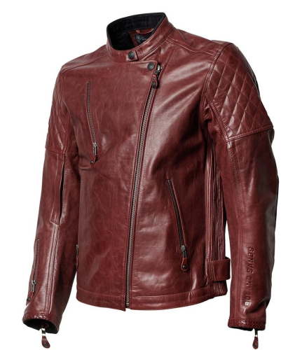 RSD - RSD Clash RS Signature Leather Jacket - 0801-0277-3252 - Oxblood Small
