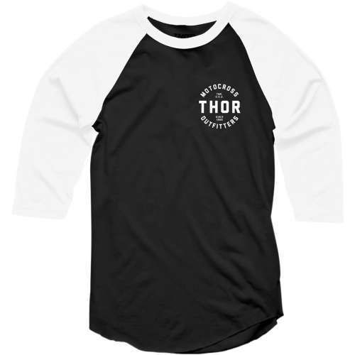 Thor - Thor 3/4 Sleeve Shirt - 3030-17160 - Black Large