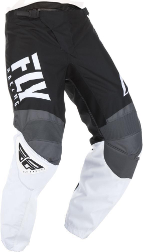 Fly Racing - Fly Racing F-16 Youth Pants - 372-93026 - Black/White/Gray 26